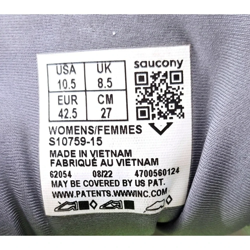 Saucony Womens Triumph 20 Sneakers - Size 10.5 - Picture 7 of 8